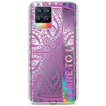 TopQ Realme 8 silikon Violet Mandala 61489 (Sun-61489)