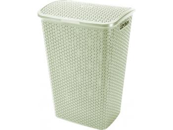 CURVER - Koš na špinavé prádlo Y Style Rattan 55 l krémový