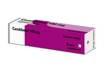 Candibene 100 mg 6 vaginálních tablet