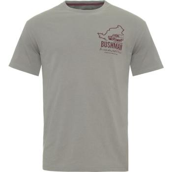 BUSHMAN PATH Pánské tričko, šedá, velikost XL
