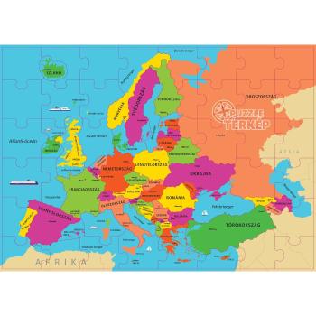 Dino Puzzle mapy Evropa 69 dílků