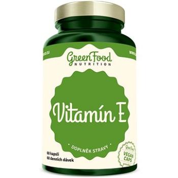 GreenFood Nutrition Vitamín E 60 kapslí (8594193920402)