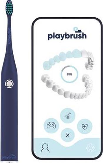 Sonický elektrický kartáček na zuby Playbrush Smart One Navy, námořnická