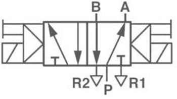 Elektropneumatický ventil Norgren V50A511A-A213A, 5/2-cestné, G 1/8, 24 V/DC