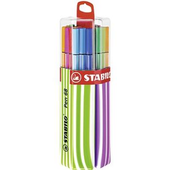 STABILO Pen 68 Twin Pack pouzdro růžová/zelená 20 barev (4006381458375)