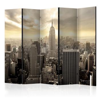 Paraván Light of New York Dekorhome 225x172 cm (5-dílný)