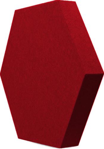 Mega Acoustic HEXAPET GP25 Dark Red Absorpční penový panel