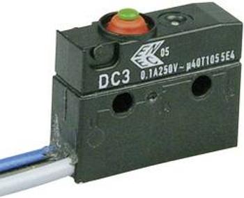 Mikrospínač - zdvihátko ZF DC3C-C3AA, 250 V/AC, 0.1 A, IP67