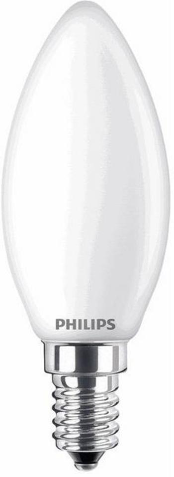 LED žárovka Philips 70639800 230 V, E14, 4.3 W = 40 W, teplá bílá, A++ (A++ - E), tvar svíčky, 1 ks