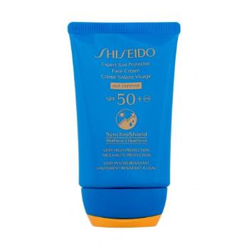 Shiseido Expert Sun Face Cream SPF50 50 ml opalovací přípravek na obličej pro ženy