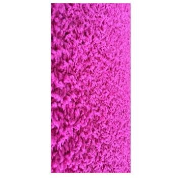 Vopi koberce Běhoun na míru Color Shaggy růžový s obšitím - šíře 100 cm s obšitím Růžová
