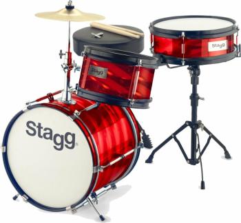 Stagg TIM JR 3/12B RD Red Dětská bicí souprava