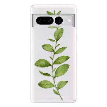 Odolné silikonové pouzdro iSaprio - Green Plant 01 - Google Pixel 7 Pro 5G