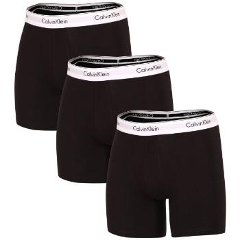 Calvin Klein MODERN CTN STRETCH-BOXER BRIEF 3PK Pánské boxerky, černá, velikost L