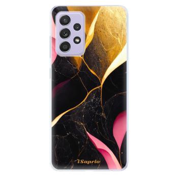 Odolné silikonové pouzdro iSaprio - Gold Pink Marble - Samsung Galaxy A52/A52 5G