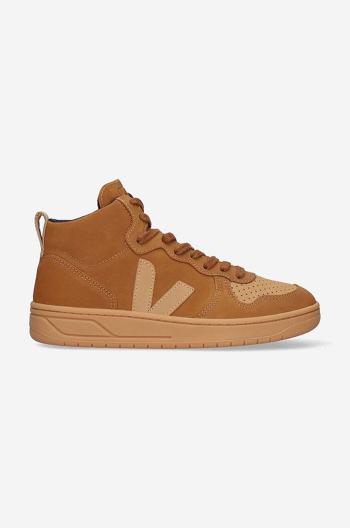 Semišové sneakers boty Veja V-15 Nubuck VQ132616 hnědá barva