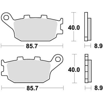 Braking brzdové destičky (sinterová směs CM56) (2ks) M501-275 (M501-275)