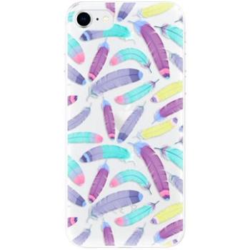 iSaprio Feather Pattern 01 pro iPhone SE 2020 (featpatt01-TPU2_iSE2020)