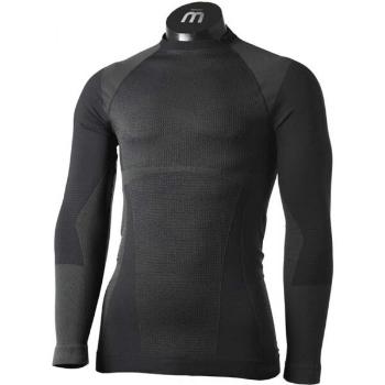 Mico L/SLVS R/NECK SHIRT WARM CONTROL Pánské termo triko, černá, velikost L