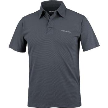 Columbia SUN RIDGE POLO Pánské polo triko, tmavě šedá, velikost S