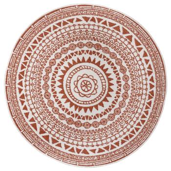 NORTHRUGS - Hanse Home koberce Kusový koberec Twin Supreme 105427 Coron Cayenne kruh - 200x200 (průměr) kruh cm Červená