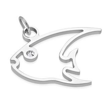 Šperky4U Ocelový přívěšek - mořská rybka - OPP1702