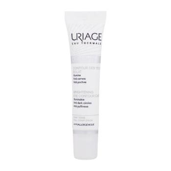 Uriage Dépiderm Brightening Eye Contour Care 15 ml oční krém pro ženy na rozjasnění pleti; na otoky a kruhy pod očima