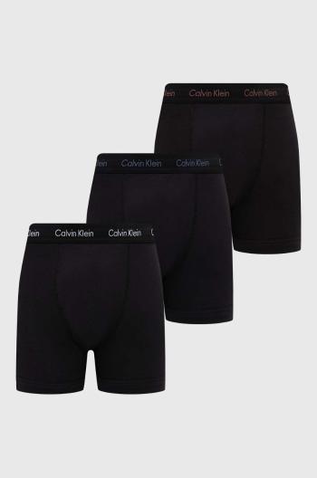 Boxerky Calvin Klein Underwear 3-pack pánské, černá barva, 0000U2662G