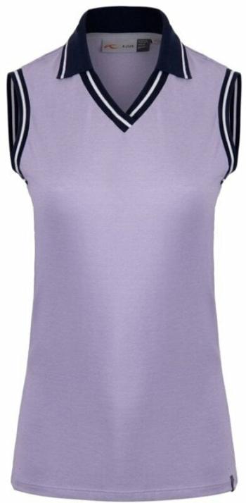 Kjus Womens Bailey V Neck Wisteria 36 Polo košile