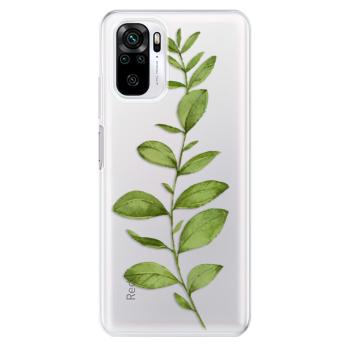 Odolné silikonové pouzdro iSaprio - Green Plant 01 - Xiaomi Redmi Note 10 / Note 10S