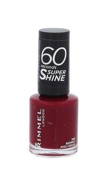 Rimmel Lak na nehty 60 Seconds Super Shine 8 ml 340 Berries And Cream, 8ml