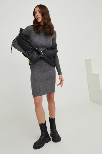Šaty Answear Lab šedá barva, mini