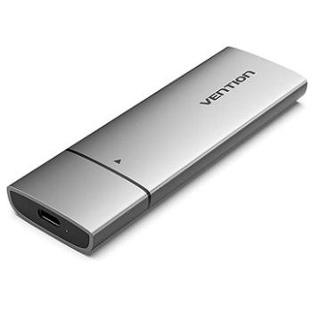 Vention M.2 NVMe SSD Enclosure (USB 3.1 Gen 2-C) Gray Aluminum Alloy Type  (KPGH0)