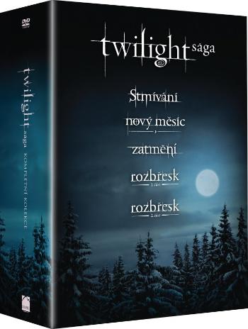 Twilight sága kompletní kolekce (5xDVD)