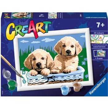 Ravensburger Kreativní a výtvarné hračky 201884 CreArt Roztomilá štěňata  (4005556201884)