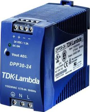 Zdroj na DIN lištu TDK-Lambda DPP30-24, 24 V/DC, 1,25 A