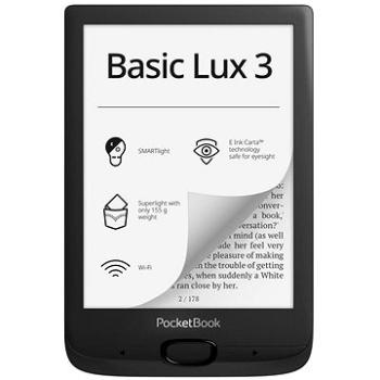 PocketBook 617 Basic Lux 3 Ink Black, černý (PB617-P-WW)