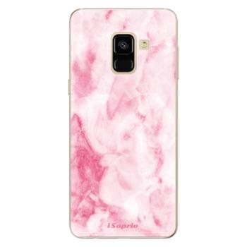 Odolné silikonové pouzdro iSaprio - RoseMarble 16 - Samsung Galaxy A8 2018