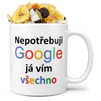 Hrnek Google - Já (Náplň hrníčku: Tropická směs)