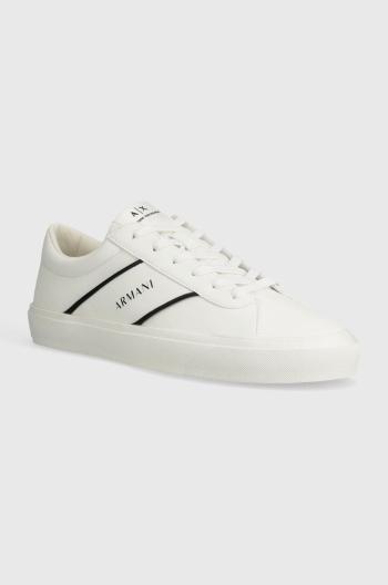 Sneakers boty Armani Exchange bílá barva, XUX165 XV758 K488