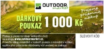 Outdoormarket Dárkový poukaz Hodnota: 1000