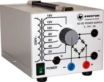 Laboratorní zdroj s nastavitelným napětím Statron 5359.0, 2 - 14 V, 3 A, 42 W, Počet výstupů: 2 x