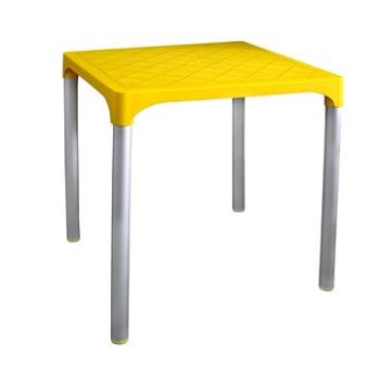 MEGAPLAST Stůl zahradní VIVA, žlutý 72cm (146000154)