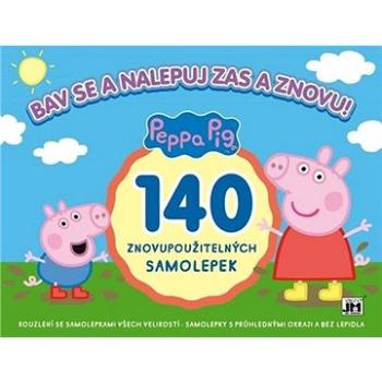 Peppa Pig Bav se a nalepuj zas a znovu!: 140 znovupoužitelných samolepek (8595593820781)