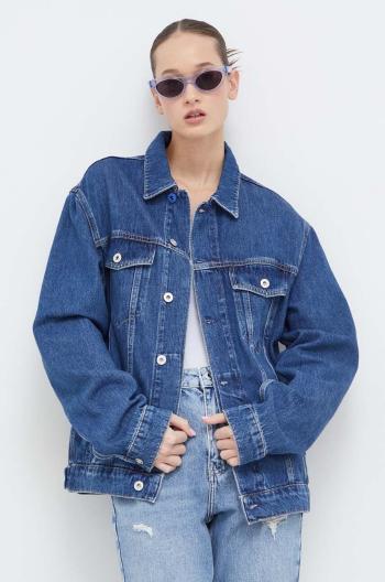 Džínová bunda Karl Lagerfeld Jeans dámská, přechodná, oversize