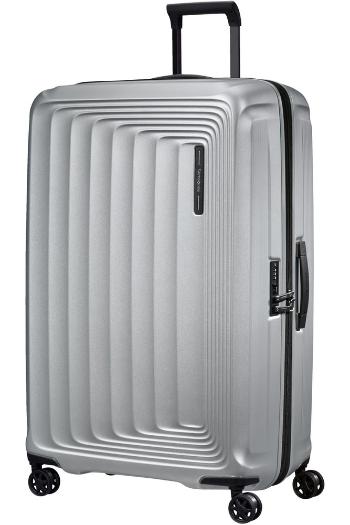 Samsonite Skořepinový cestovní kufr Nuon EXP 125/137 l - stříbrná