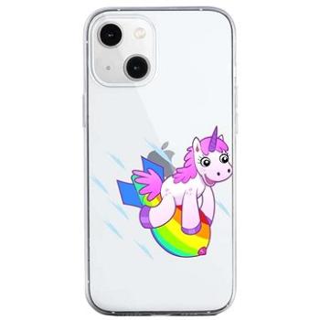 TopQ iPhone 13 silikon Flying Unicorn 64670 (Sun-64670)
