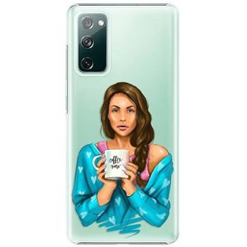 iSaprio Coffe Now - Brunette pro Samsung Galaxy S20 FE (cofnobru-TPU3-S20FE)