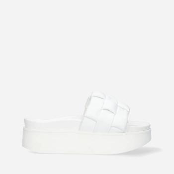 Inuikii Braided Leather Platform 70103-20 WHITE