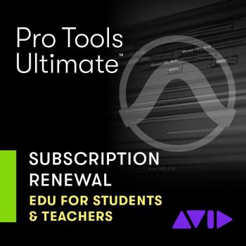 AVID Pro Tools Ultimate Annual Subscription Renewal for Students & Tea